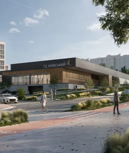 Собственный торговый центр на территории комплекса